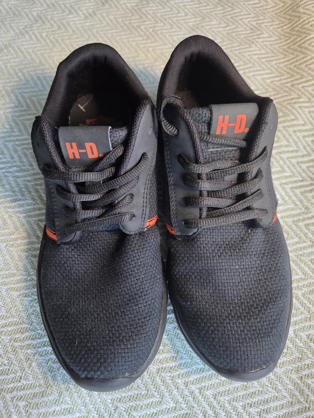 Harley-Davidson Jenkins D84087 Black Orange Sneakers Women’s Size 8
